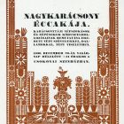 Occasional graphics - Invitation: Christmas Night, Music School in Debrecen