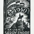 Ex-libris (bookplate) - Endre Sárdy