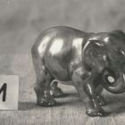 Photograph - Indian elephant porcelain statuette