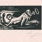 Ex-libris (bookplate) - eroticis M. -zek