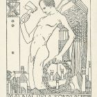 Ex-libris (bookplate) - The book of Béla Málnai