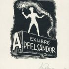 Ex-libris (bookplate) - Sándor Apfel