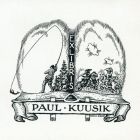 Ex-libris (bookplate) - Paul Kuusik