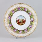 Dish - With the view of Arch of Janus in Rome (Part of Alexandra Pavlovna's table set)