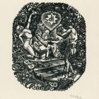 Ex-libris (bookplate) - DI (István Drahos)