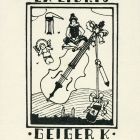 Ex-libris (bookplate) - K. Geiger