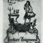 Ex-libris (bookplate) - Zsigmond Farkas