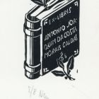 Ex-libris (bookplate) - Antonio Joaquim da Costa