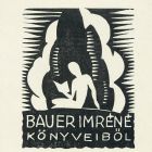 Ex-libris (bookplate) - From the books of Imre Bauer