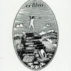 Ex-libris (bookplate) - J. J.