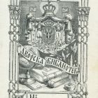 Ex-libris (bookplate) - Dvorska biblioteka
