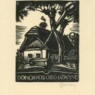 Ex-libris (bookplate) - Book of Ottó Domonkos