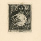 Ex-libris (bookplate) - dr. Willy Tropp