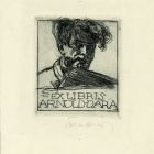 Ex-libris (bookplate) - Arnold Gara (ipse)