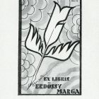 Ex-libris (bookplate) - Marga Erdőssy