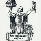 Ex-libris (bookplate) - Book of József Szöőr