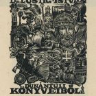 Ex-libris (bookplate) - From the books of Transdanubian of Dr. István Lustig