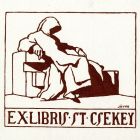 Ex-libris (bookplate) - St Csekey (István Csekey)