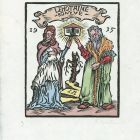 Ex-libris (bookplate) - The book of Mrs. Lehotai (Pál)