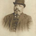 Portrait photograph - Jenő Farkasházy (1863-1926) the ceramist of the factory of Herend