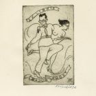 Ex-libris (bookplate) - Ágost Bajor