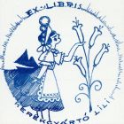 Ex-libris (bookplate) - Lili Kerékgyártó