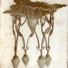 Photograph - chandelier at the 1899 Christmas Exhibition of the Association of Applied Arts, designed by Pál Horti