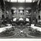 Exhibition photograph - floral exhibition in the Museum of Applied Arts 1928, National Hortikultural Congress