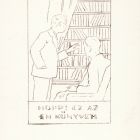 Ex-libris (bookplate) - Oops! This book is mine