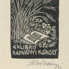 Ex-libris (bookplate) - Károly Radványi (ipse)