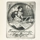 Ex-libris (bookplate) - The book of Margit Türr the wife of Márton Rainer