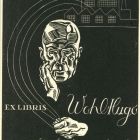Ex-libris (bookplate) - Hugó Wohl