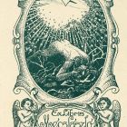 Ex-libris (bookplate) - László Mécs