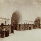 Exhibition photograph - entrance hall of the Hungarian Pavilion, Milan Universal Exposition 1906