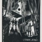 Ex-libris (bookplate) - Jenő Stark