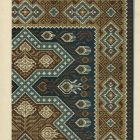Design sheet - design for woven carpet decoration