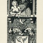 Ex-libris (bookplate) - Dr. K( álmán) Péchy