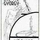 Ex-libris (bookplate) - Book of György Lustig