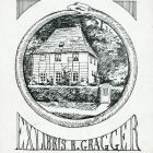 Ex-libris (bookplate) - R( óbert) Gragger