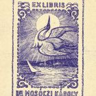 Ex-libris (bookplate) - Dr. Károly Mosóczi