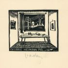 Ex-libris (bookplate) - Pál Heimann