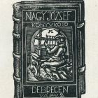 Signet - József Nagy book binder, Debrecen Vár str. 2.