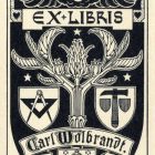 Ex-libris (bookplate) - Carl Wolbrandt