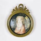 Miniature portrait - portarit of an uknown young lady