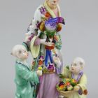 Statuette (Figure) - Chinese family (Les delices de l'enfance)