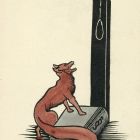 Ex-libris (bookplate) - doctor juris Sándor Szeghalmy