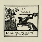 Ex-libris (bookplate) - Dr. med. Ernő Hirschfeld Budapest (ipse)