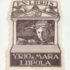 Ex-libris (bookplate) - Yrjö & Mara Liipola