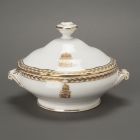 Bowl with lid - Part of the so called royal (Franz Joseph) dinner set, from the Royal Buda Castle