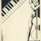 Ex-libris (bookplate) - Ex musicis Bartók